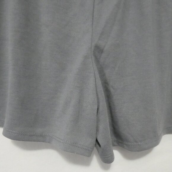 JUSTICE | size 16/18 | "Just Hangin' Out" Grey Lounge Shorts | Pink Drawstring - Picture 13 of 14